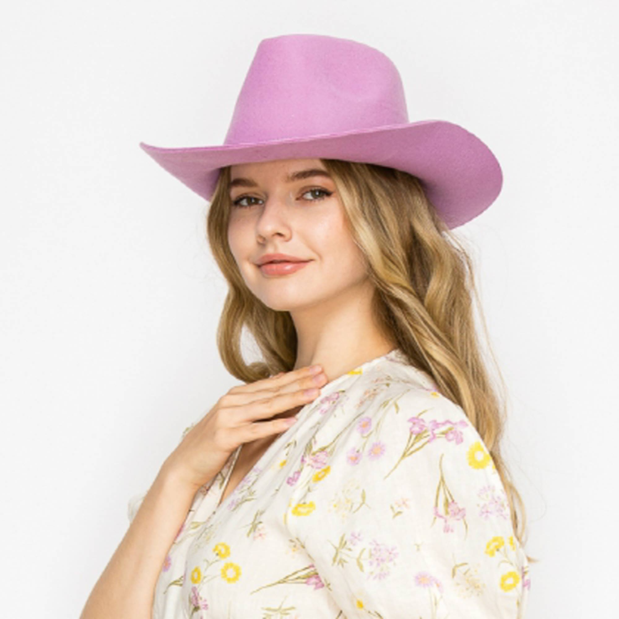 Queens INC - Stiff brim Australian wool cowboy Hat
