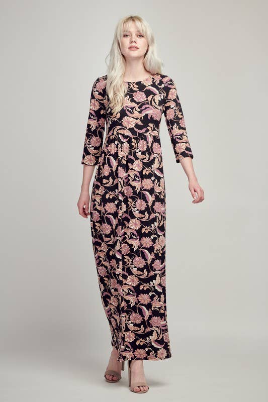 Rose Mellow Fashion - Maxi Dress