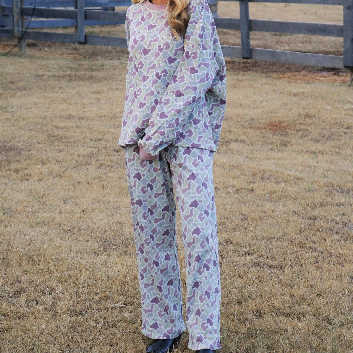 Lulu Mac-The Waffle Pant-CAMO