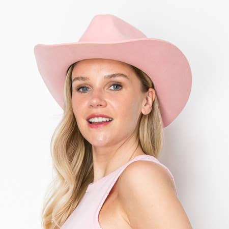 Queens INC - Stiff brim Australian wool cowboy Hat
