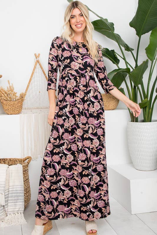 Rose Mellow Fashion - Maxi Dress