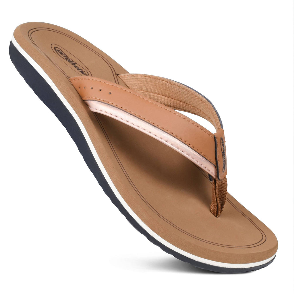 Aerothotic - OPAL CUSHION SOFT FLIP FLOP COMFORTABLE SANDALS FOR WOMEN