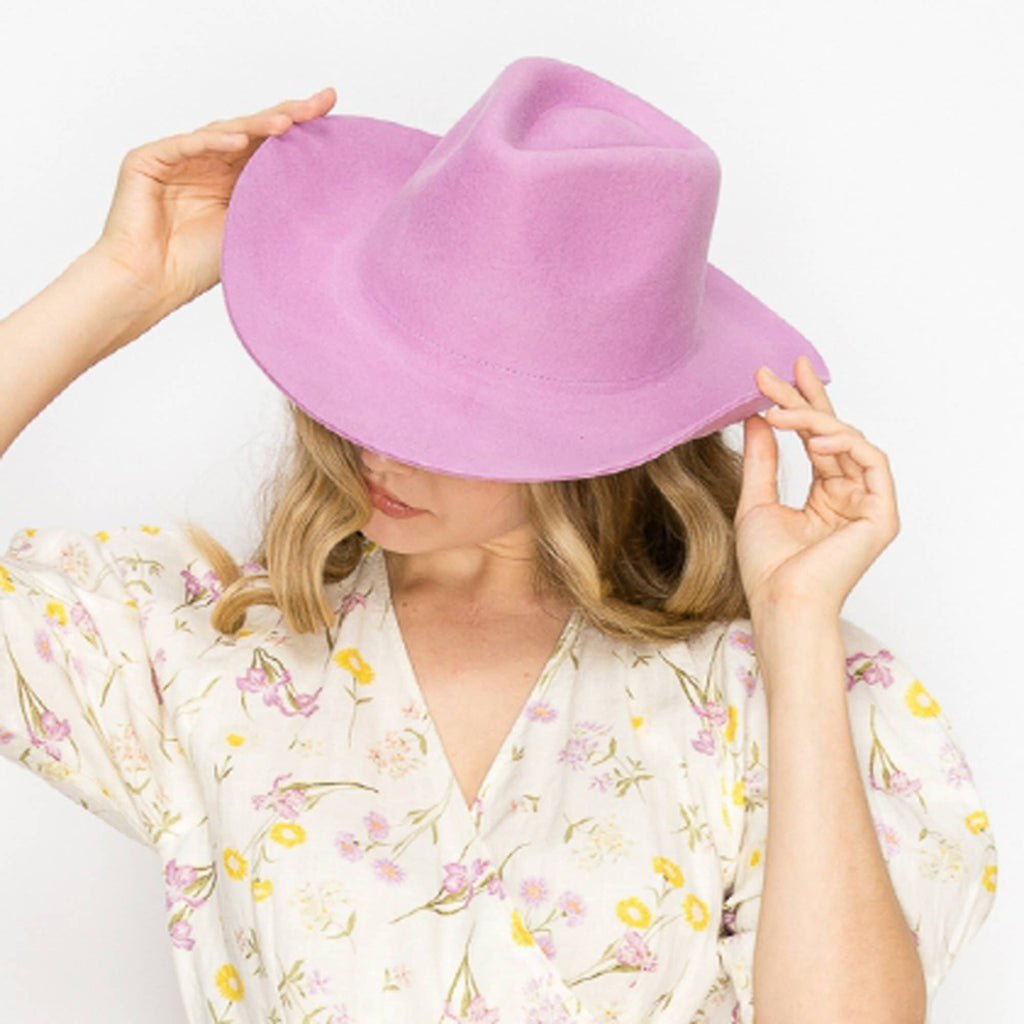 Queens INC - Stiff brim Australian wool cowboy Hat