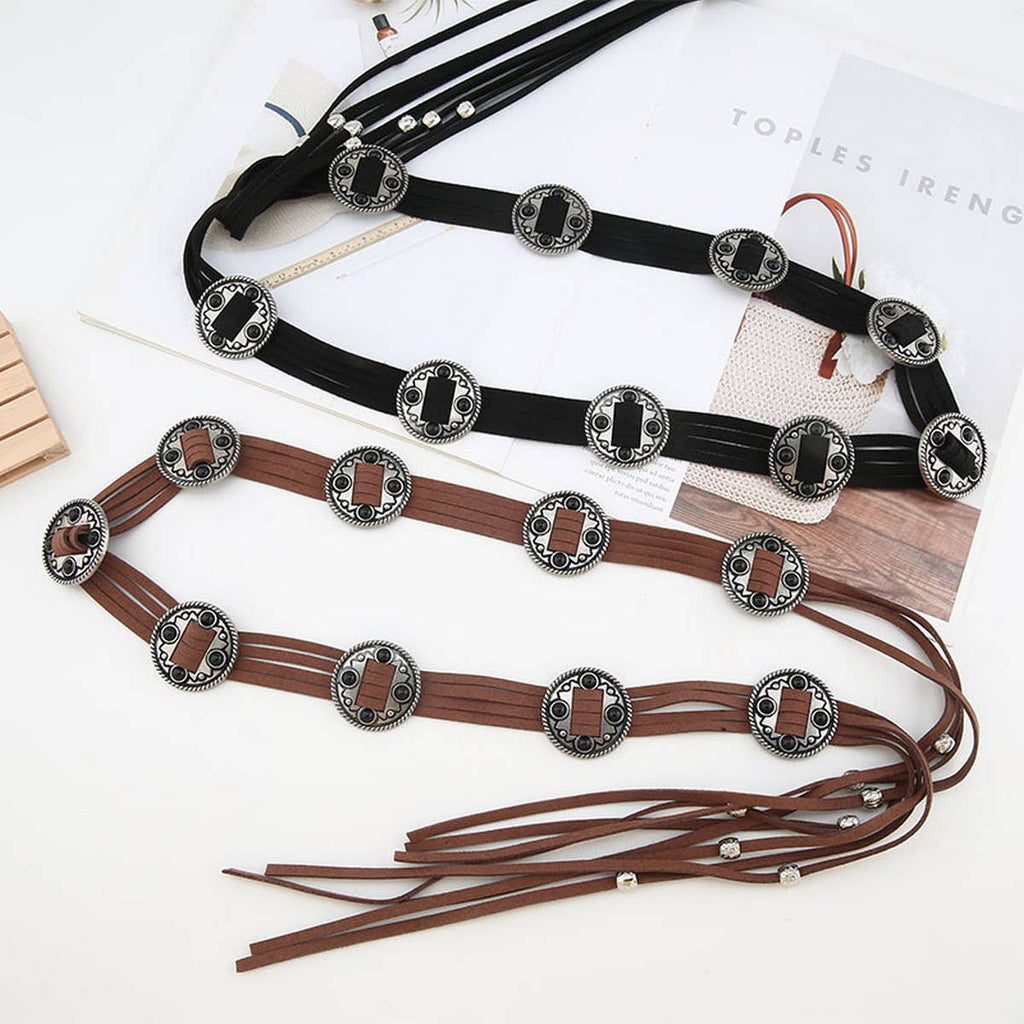 ACCITY - VINTAGE BOHEMIAN EMBELLISHED BELT_CWABE0260