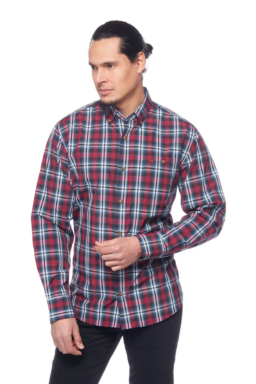 Rodeo Clothing - Men's Western Apparel Regular Fit Plaid shirts