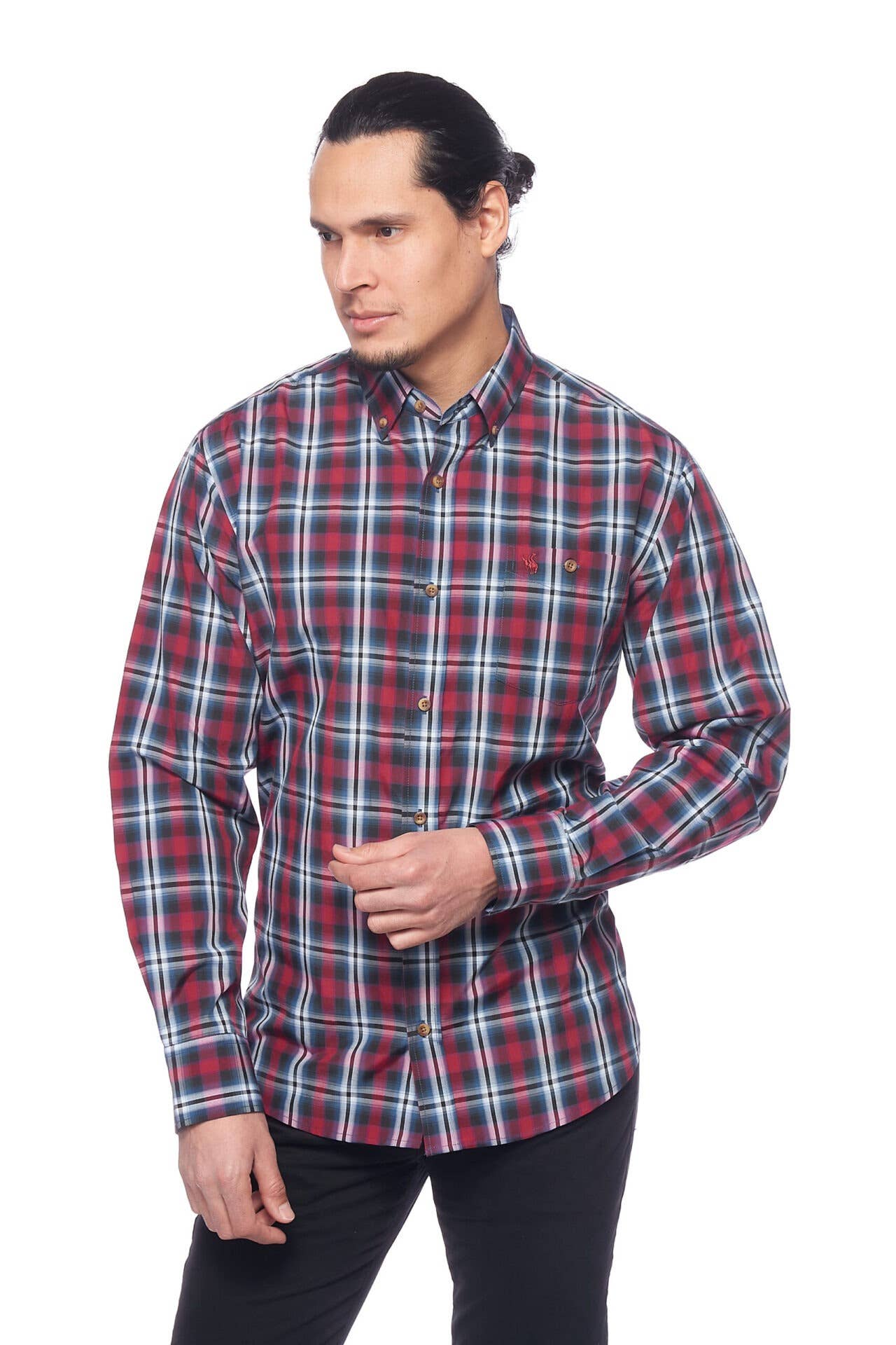 Rodeo Clothing - Men's Western Apparel Regular Fit Plaid shirts