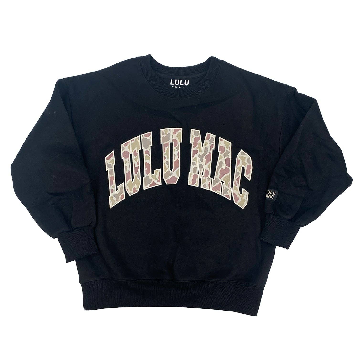 Lulu Mac - Embroidered Sweatshirt - Camo Collection