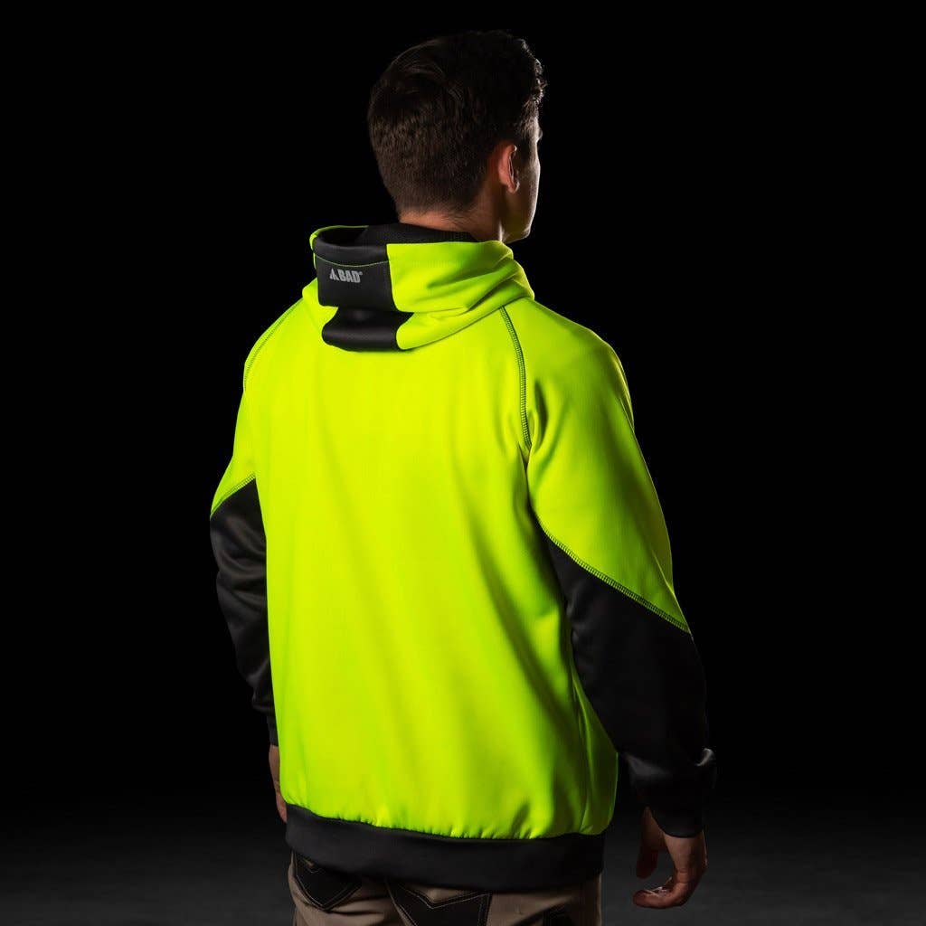BAD WORKWEAR - BAD ESSENTIAL™ HI-VIS FLEECE HOODIE