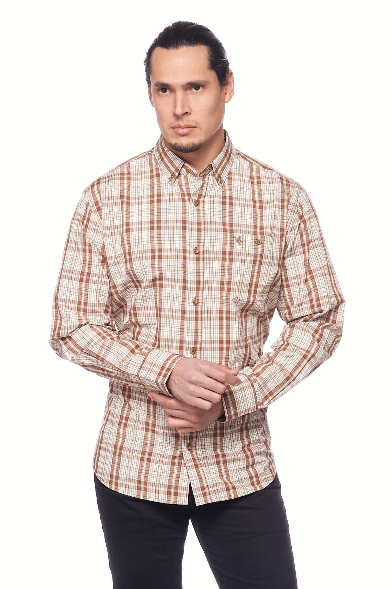 Rodeo Clothing - Men's Western Apparel Regular Fit Plaid shirts