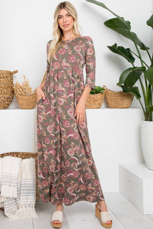 Rose Mellow Fashion - Maxi Dress