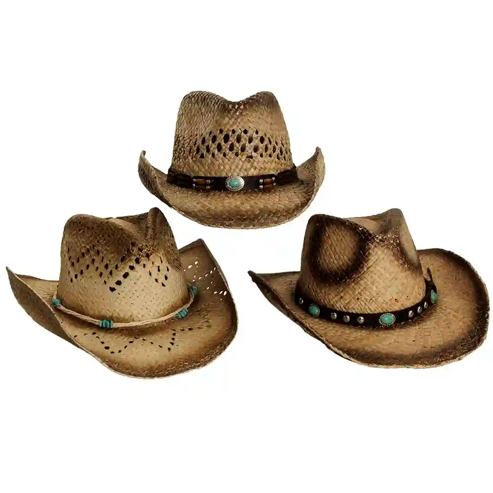 Western Straw Hat - Style Nashville