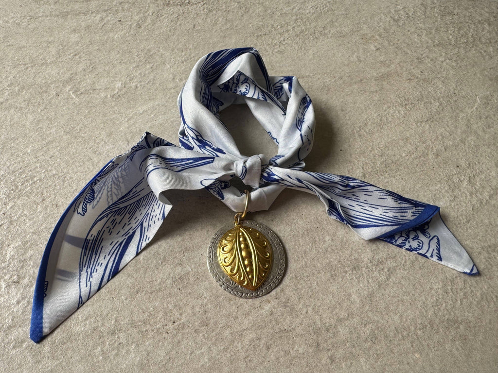 Heritage Medallion Scarf Necklace