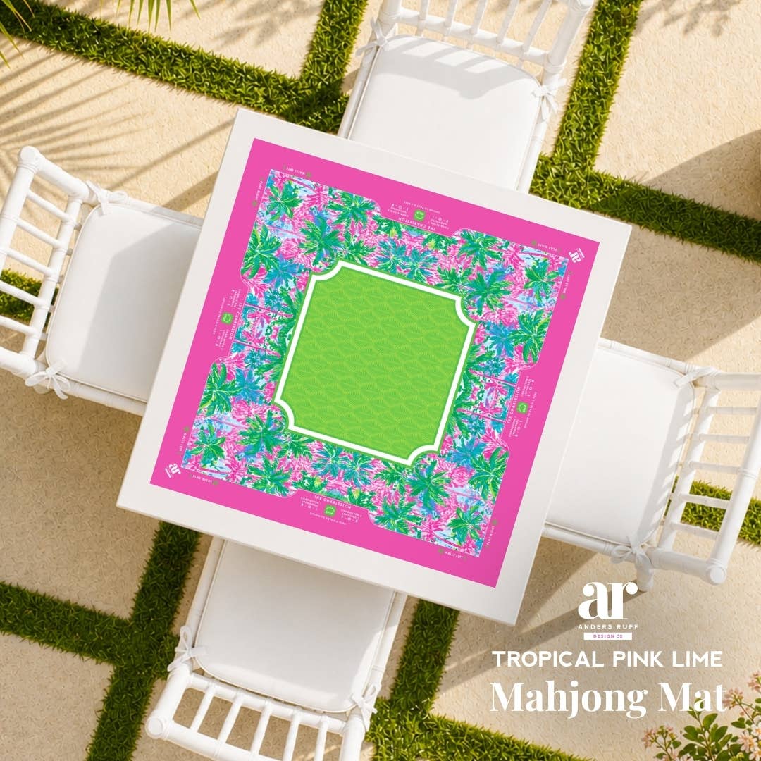 Palm Beach Collection Mahjong Mat - Anders Ruff Design Co TRAVEL Non-Neoprene
