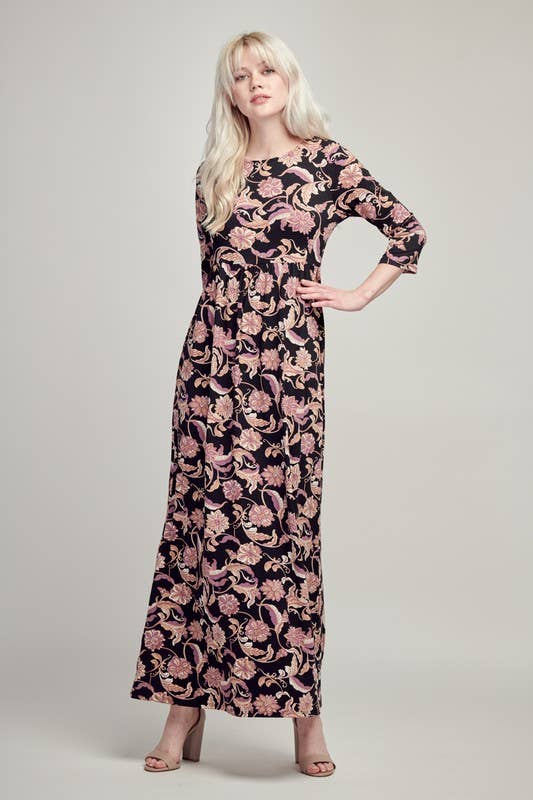 Rose Mellow Fashion - Maxi Dress