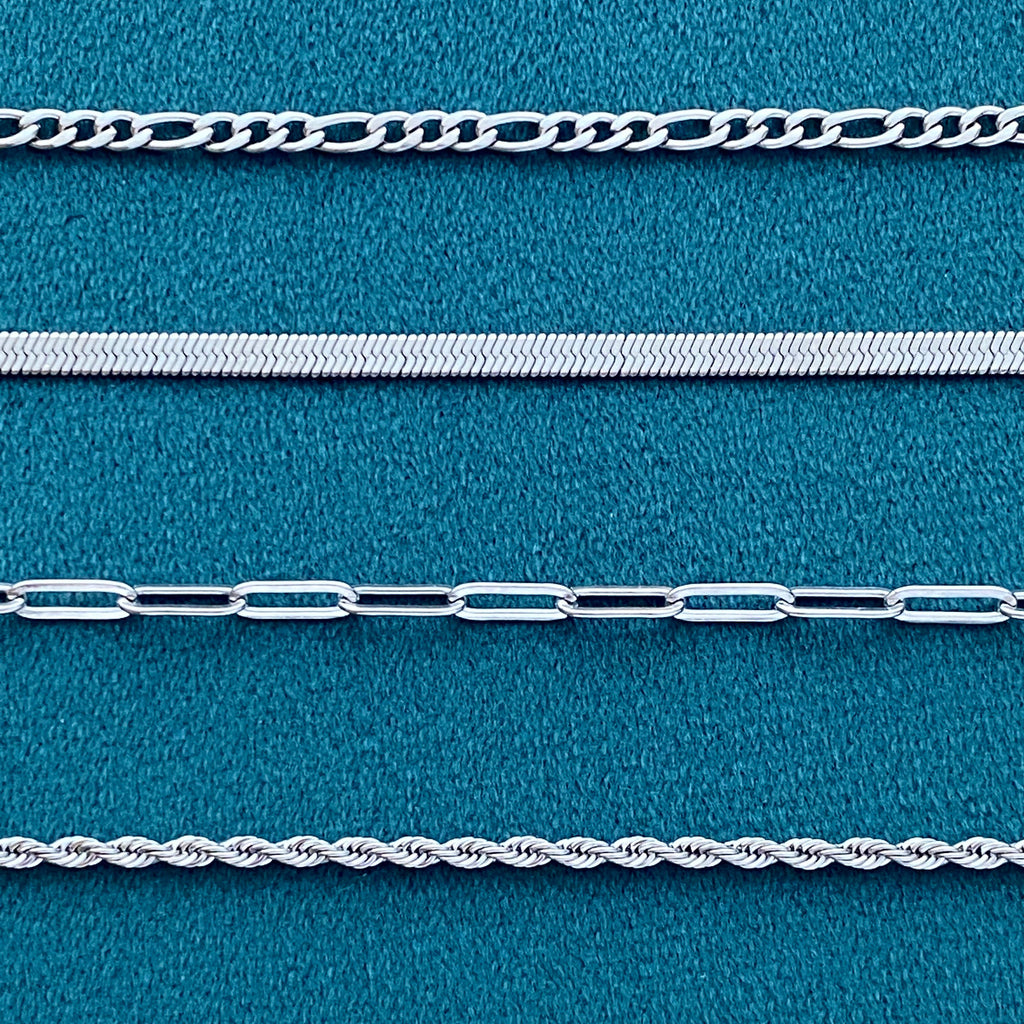Stainless Steel Chain Necklace, Waterproof Chain