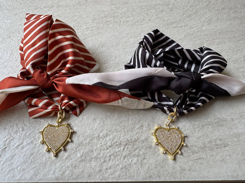 Heart Radiance Heart Scarf Necklace