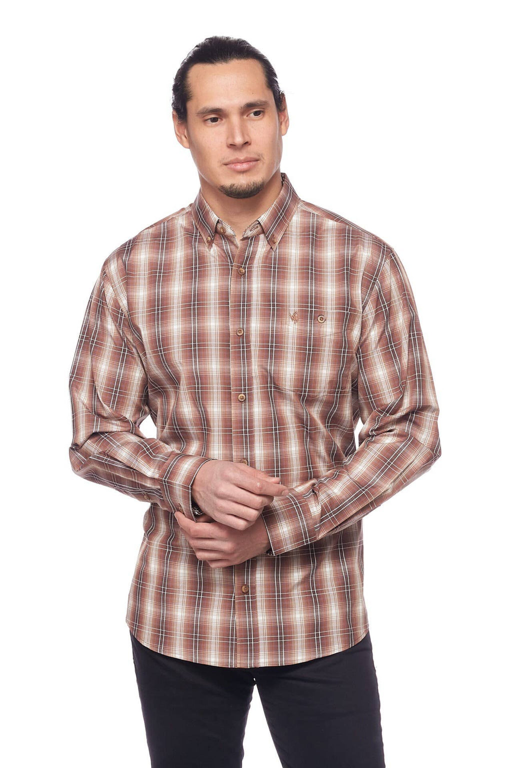 Rodeo Clothing - Men's Western Apparel Regular Fit Plaid shirts