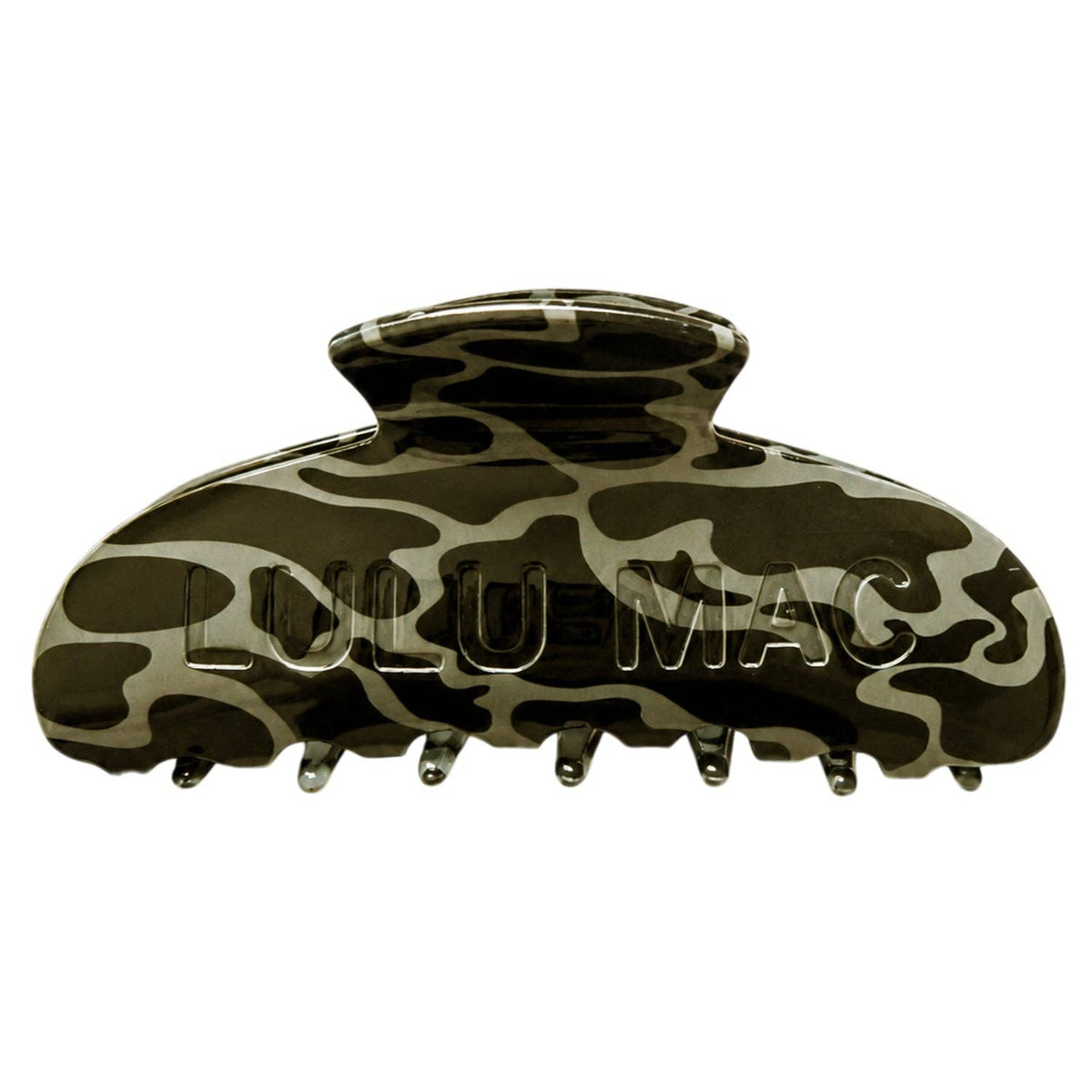 LULU MAC HAIR CLIPS -Black Camo
