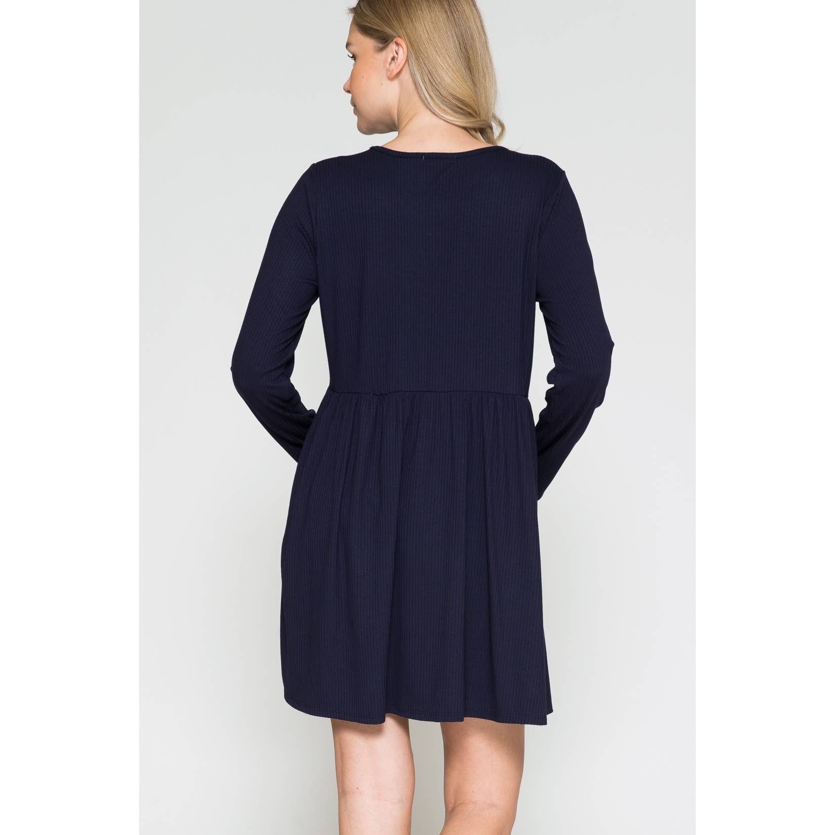 Story Teller - Maternity Wrap Waist Ruched Ruffle Spring Midi Dress