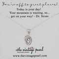 The Vintage Pearl - You're Off To Great Places! Necklace (sterling silver)