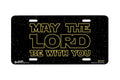 Airstrike - "May the Lord" - Decorative License Plate