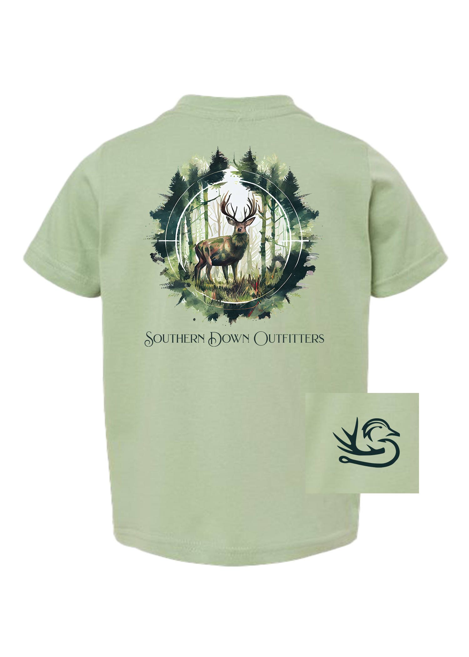 Southern Down Outfitters - Deer Crosshair Toddler Tee