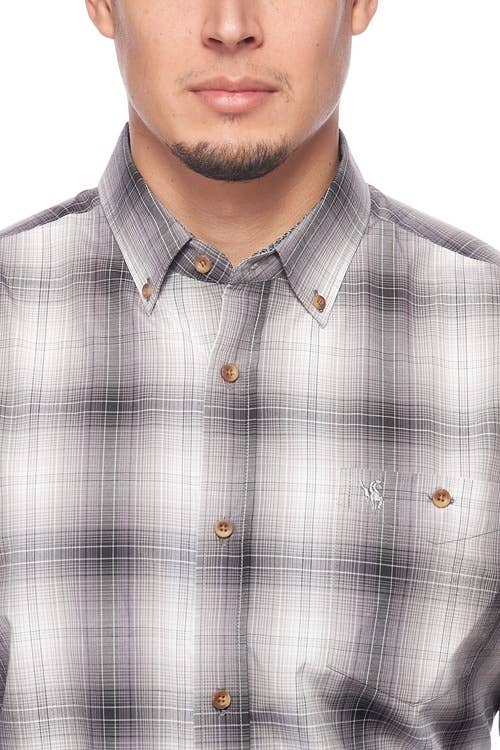 Rodeo Clothing - Men's Western Apparel Regular Fit Plaid shirts