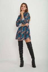 Abalulu Me&Mi - Lurex Flowers Caftan Dress - Women