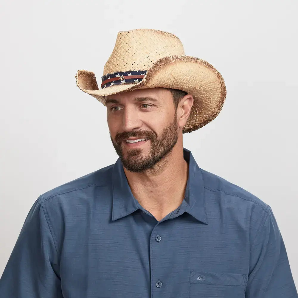 Lightweight Straw Cowboy Hat - Style Dusty