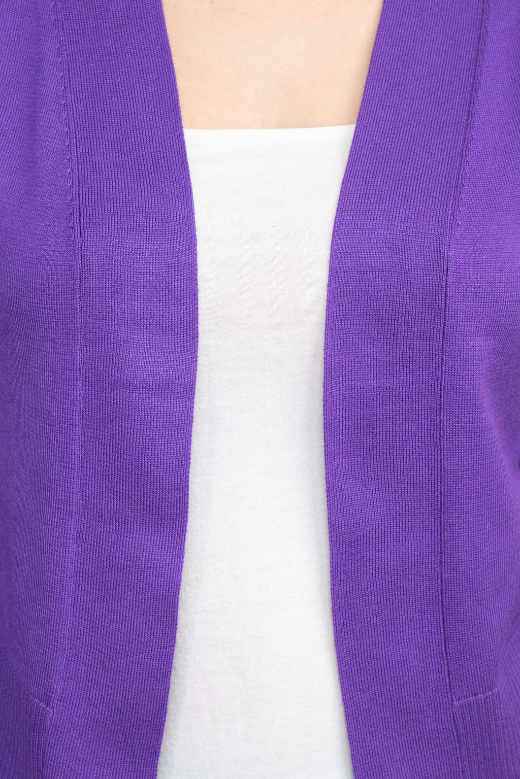 Immediate Apparel - Eclectic Studio Open Front Long Sleeve Cropped Rayon Bolero