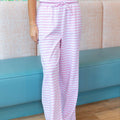 Girlie Girl Originals - LM-STRIPE Pant-LIGHT PINK