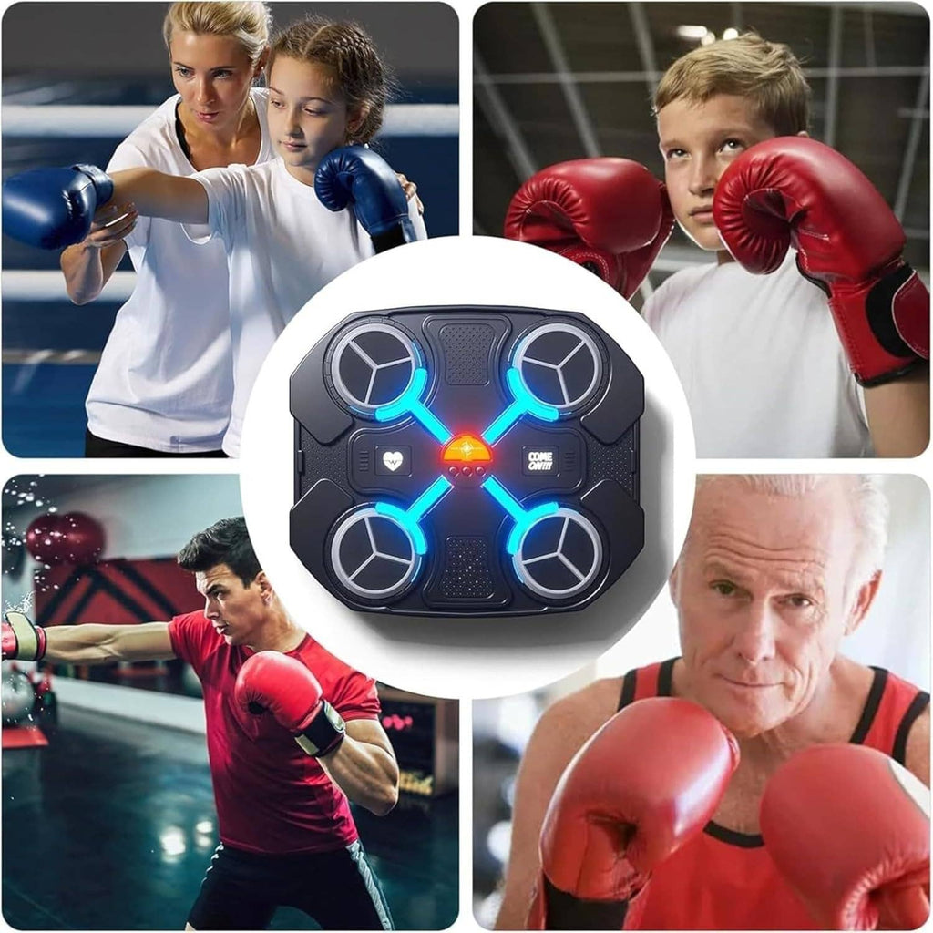 Smart Music Boxing Machine with Boxing Gloves, Home Bluetooth