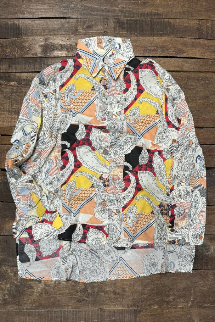 Jaded Gypsy - Paisley Skies Top