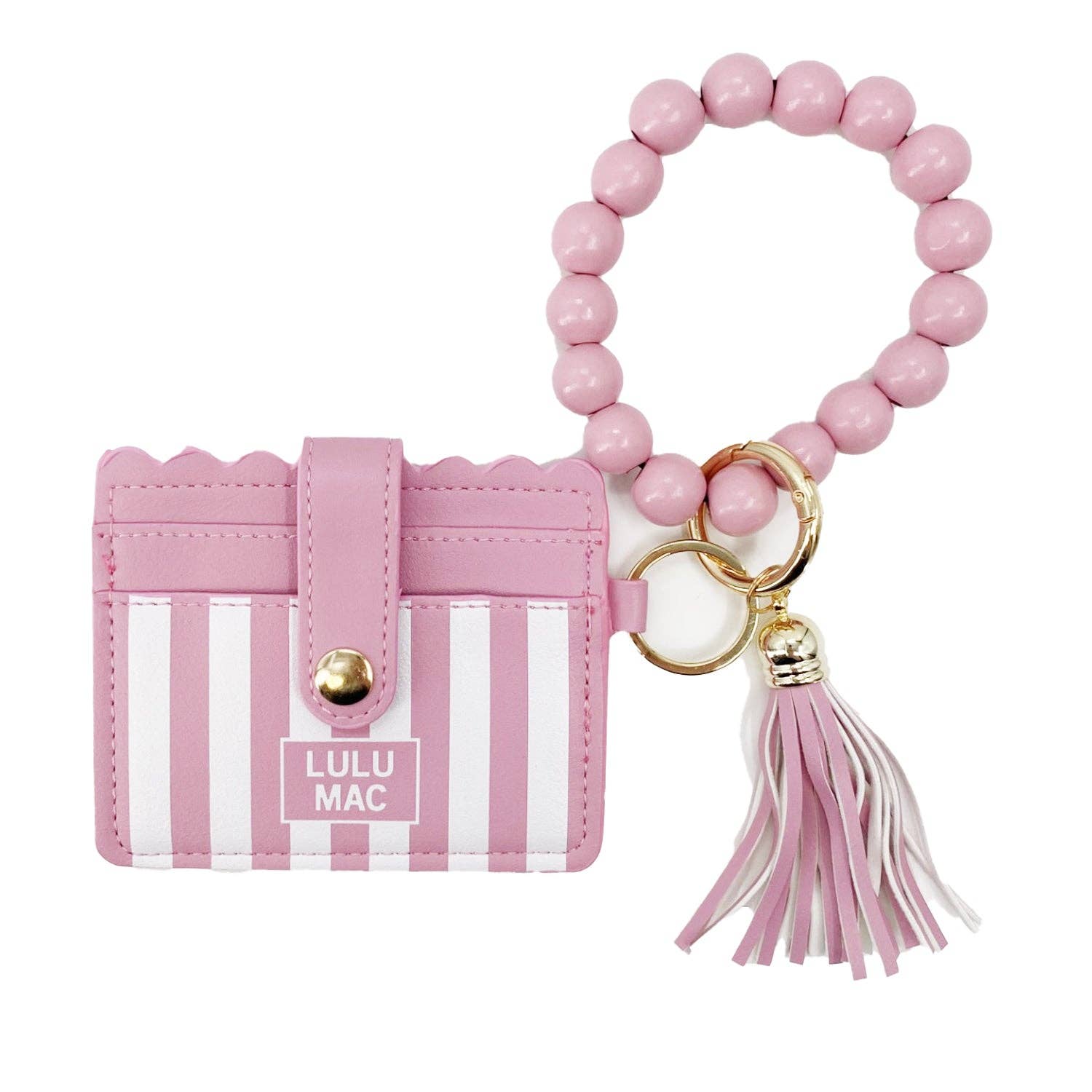 Lulu Mac - Beaded Wristlet ID Wallet