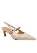 Chase+Chloe - ZANDRA-5 SLINGBACK POINTED TOE KITTEN HEEL