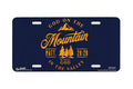 Airstrike - "God on the Mountain" - Decorative License Plate