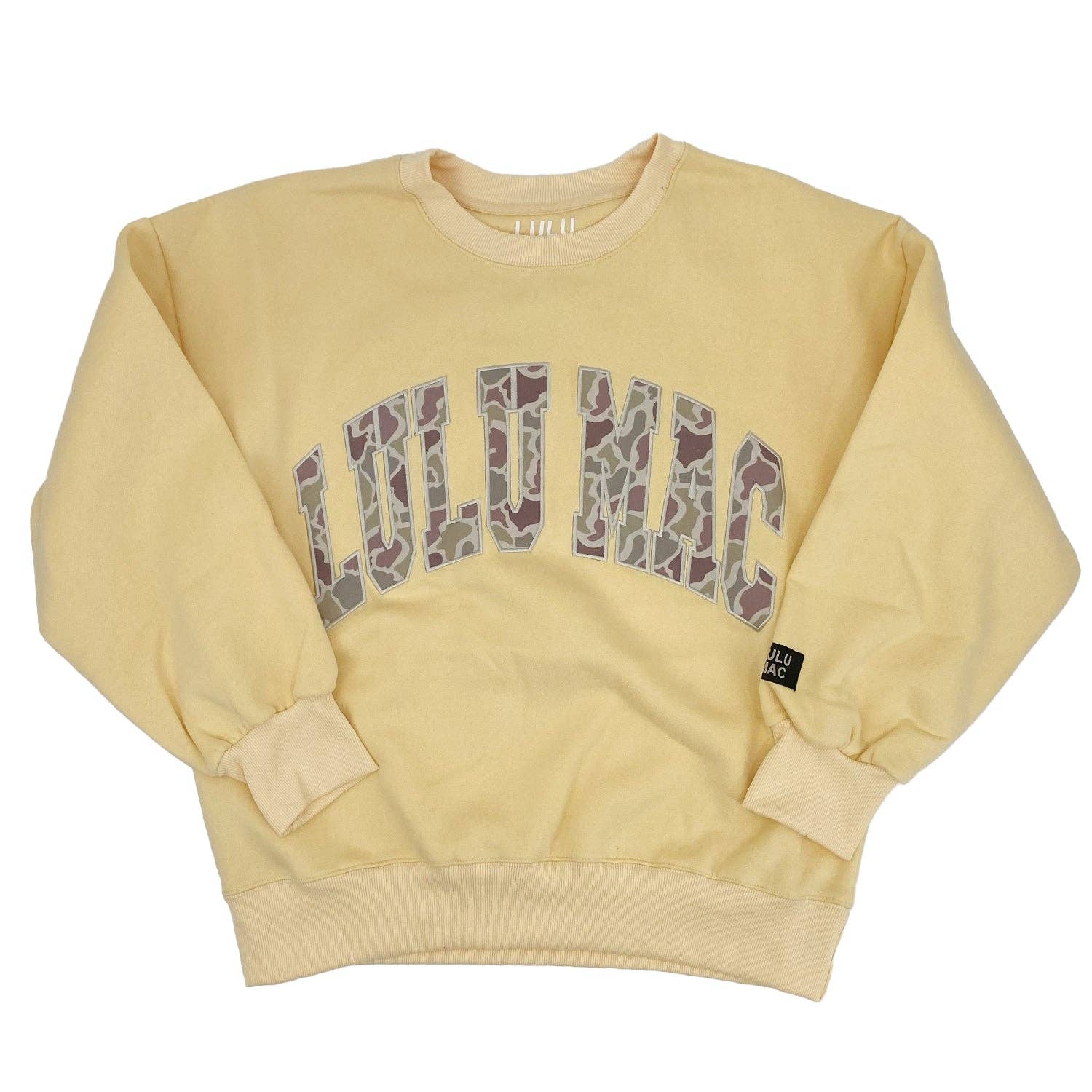 Lulu Mac - Embroidered Sweatshirt - Camo Collection