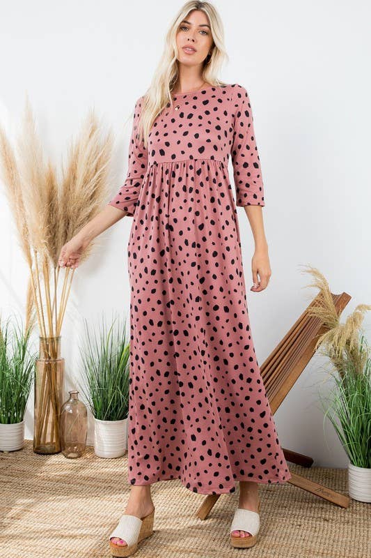 Rose Mellow Fashion - Maxi Dress