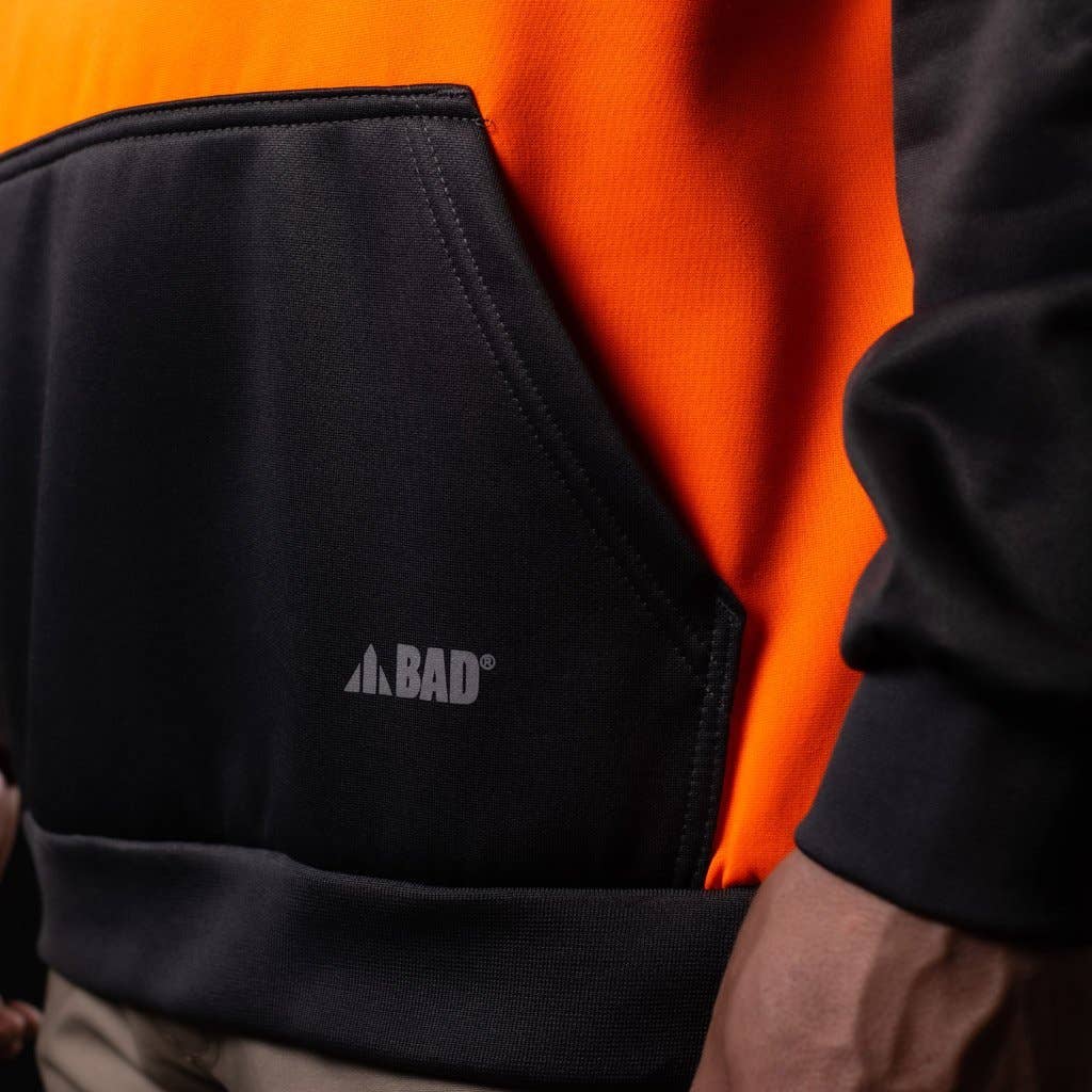 BAD WORKWEAR - BAD ESSENTIAL™ HI-VIS FLEECE HOODIE