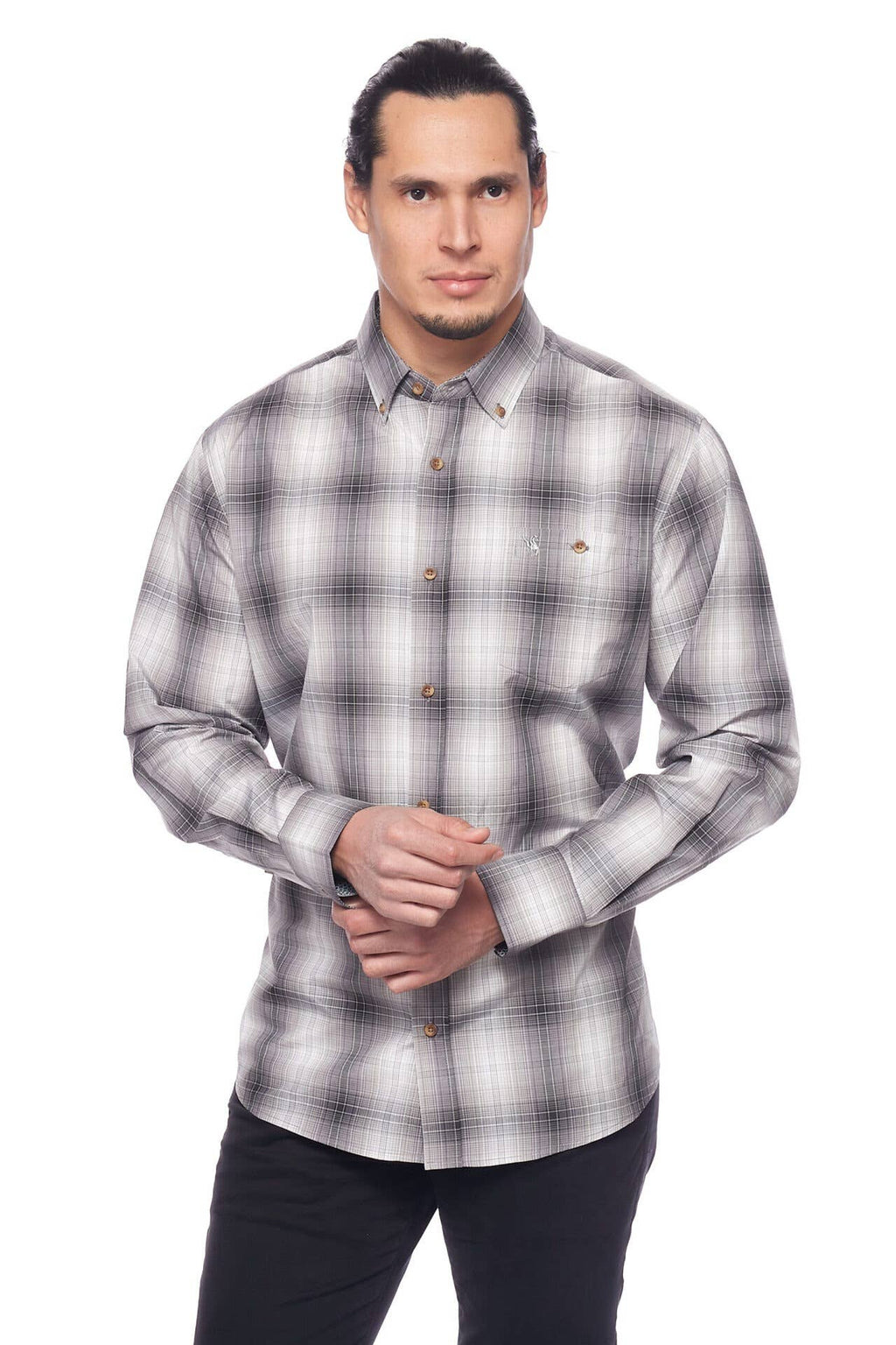 Rodeo Clothing - Men's Western Apparel Regular Fit Plaid shirts