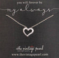 The Vintage Pearl - You Will Forever Be My Always Necklace (sterling silver)