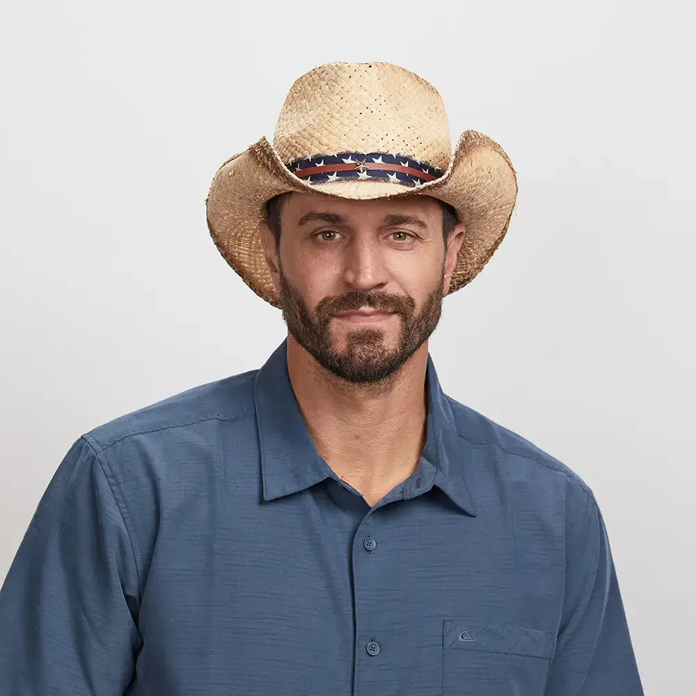 Lightweight Straw Cowboy Hat - Style Dusty