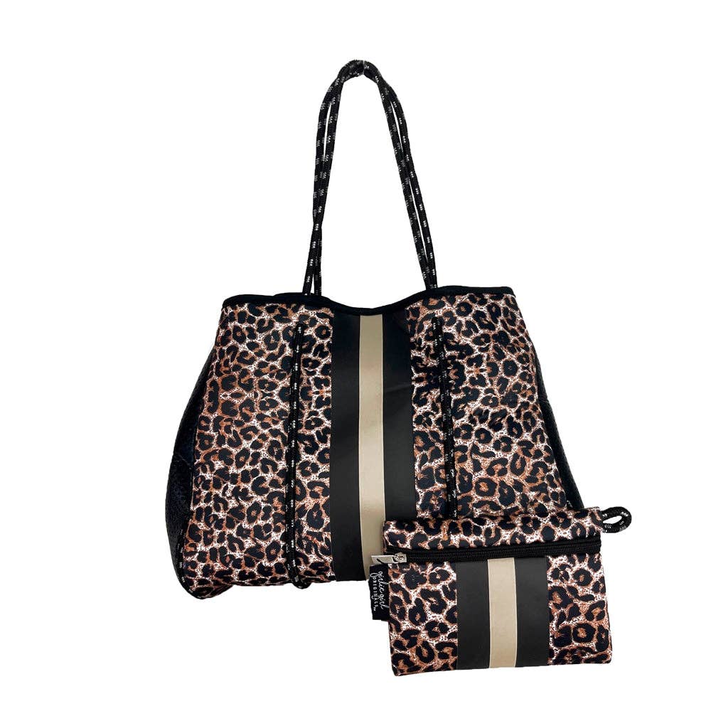 Lulu Mac - Leopard Brown Tote Bag