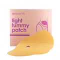 Five Tight Tummy Patches in a pink box, showcasing one patch with a skin-toned color and a hole in the center.