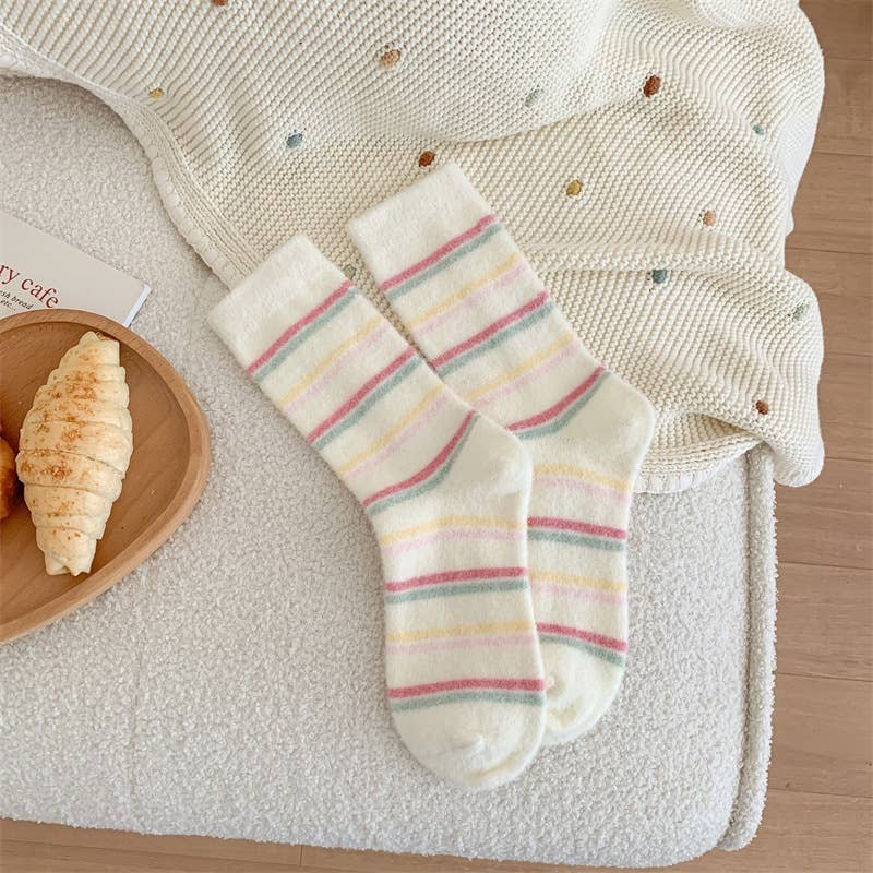 Fuzzy Thick Warm Kawaii Puppy Fluffy Autumn Winter Socks