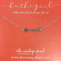 The Vintage Pearl - Be the Girl Necklace (sterling silver)