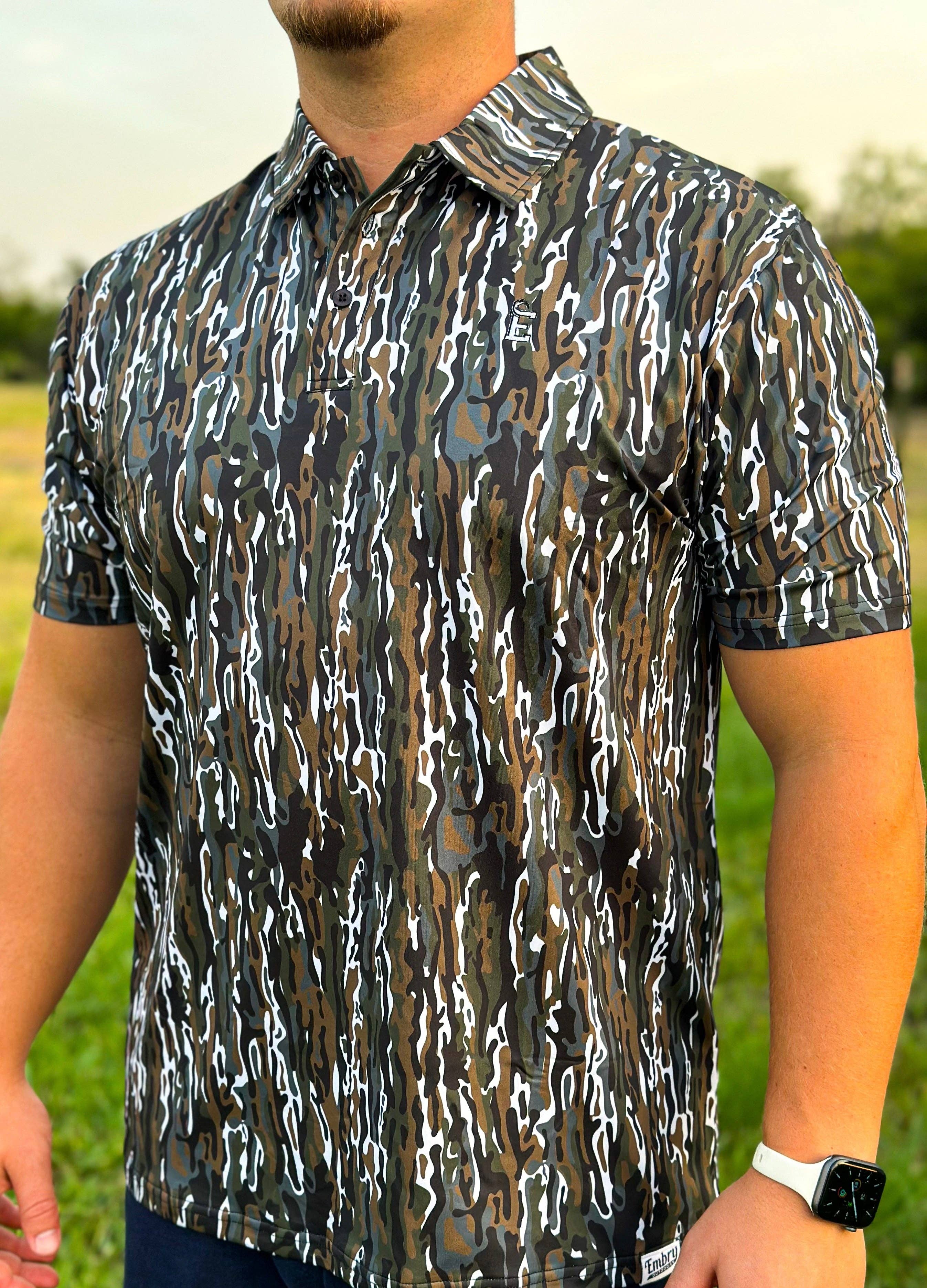 Embry Outdoors - Ranch Camo Golf Polo