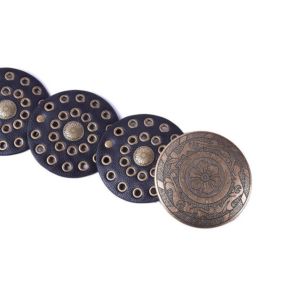 ACCITY - NEW RETRO FASHION RIVET EYELET DISC BELT_CWABE0488