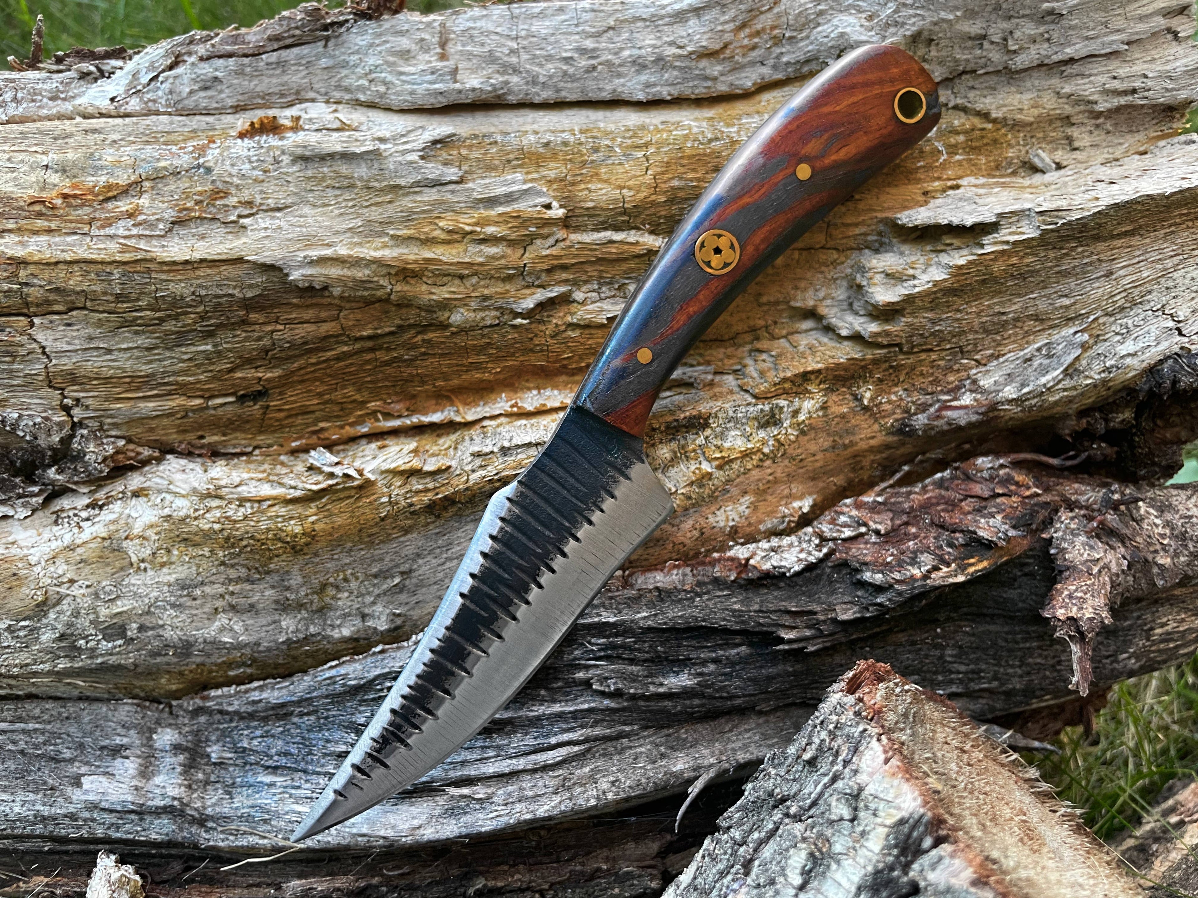 Titan International - TC-055 Carbon steel Black Walnut wood scales