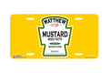Airstrike - "Mustard" - Decorative License Plate